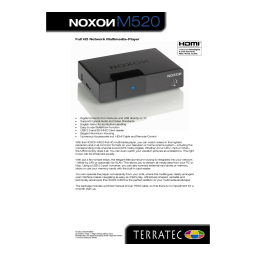 Terratec NOXON M520 Manuel utilisateur | Fixfr