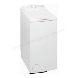 Whirlpool AWE 6211 Washing machine Manuel utilisateur | Fixfr