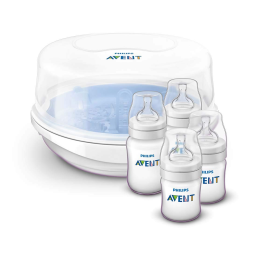 Avent SCF282/02 Avent Stérilisateur micro-ondes à vapeur Manuel utilisateur | Fixfr