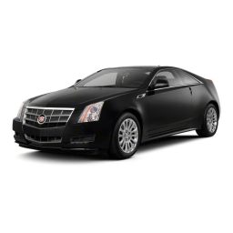 Cadillac CTS 2012 Mode d'emploi | Fixfr