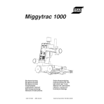 ESAB MIGGYTRAC 1000 Manuel utilisateur