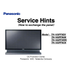 Panasonic TH103PF9EK Operating instrustions
