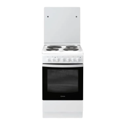 Indesit IS5E5PCW/E Cooker Manuel utilisateur | Fixfr