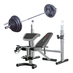 Weider PRO 290 W BENCH 30664 Manuel utilisateur | Fixfr