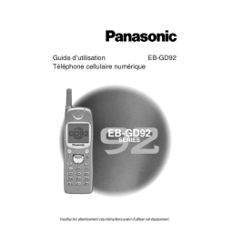 Panasonic P07-T07300 Manuel utilisateur | Fixfr