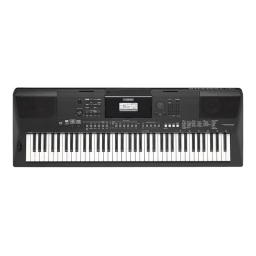 Yamaha PSR-EW410 Manuel utilisateur | Fixfr