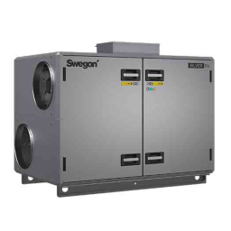 Swegon TBCE/TBRE/TCLE-02 Batterie de chauffage électrique Mode d'emploi | Fixfr