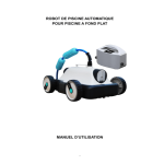 Castorama Robot &eacute;lectrique nettoyeur de fond MIA Mode d'emploi