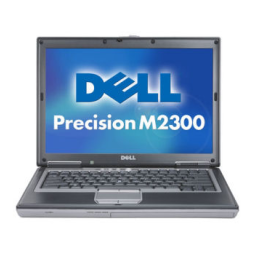 Dell Precision M2300 Manuel utilisateur | Fixfr