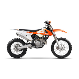 KTM 450 XC-F 2016 Manuel utilisateur | Fixfr