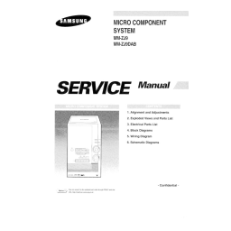 Samsung MM-ZJ9 Manuel utilisateur | Fixfr