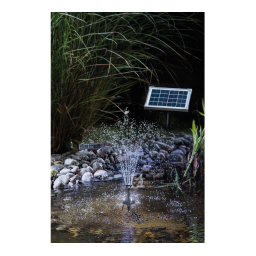 esotec 101920 Solar Teichpumpenset 5/160 LED Professional Mode d'emploi | Fixfr