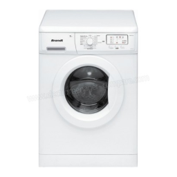 BRANDT WFA3217F Manuel d'Utilisation | AI Chat & PDF | Fixfr