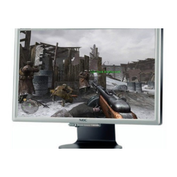 NEC MultiSync® 20WGX² Manuel utilisateur | Fixfr