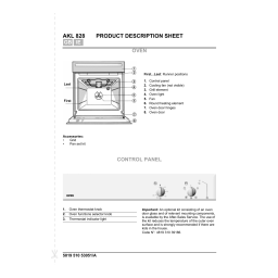 Whirlpool akl 824 Manuel utilisateur | Fixfr