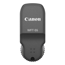 Canon EOS C300 Mark II WFT-E6 : Guide d'Utilisation + Chat IA | Fixfr