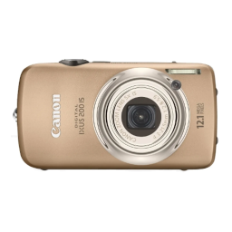 Canon IXUS 200 IS Manuel utilisateur | Fixfr
