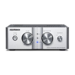 KENWOOD KA-S10 : Mode d'emploi + Chat IA | Fixfr