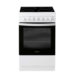 Indesit IS5V5PCW/FR Cooker Manuel utilisateur | Fixfr