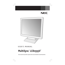 MultiSync® LCD1550VM