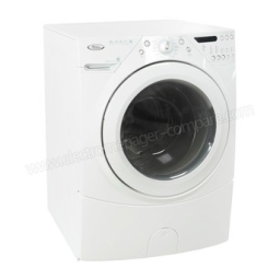 Whirlpool AWM 1005 Washing machine Manuel utilisateur | Fixfr