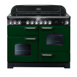 Falcon CLASSIC DELUXE 110 VERT ANGLAIS CHROME Piano de cuisson induction Manuel utilisateur