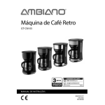 Ambiano GT-CM-03 Coffee Maker Manuel utilisateur