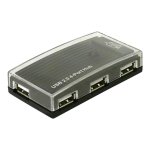 DeLOCK 61393 USB 2.0 External Hub 4 Port Fiche technique