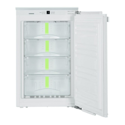 Liebherr SIBP 1650 Refrigerateur encastrable 1 porte Manuel du propriétaire | Fixfr