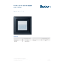 theMura S180 KNX UP FED BK