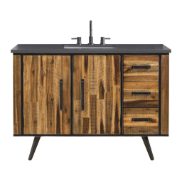 Avanity STEVENS-VS49-WD Stevens 49 in. W x 22 in. D Bath Vanity spécification | Fixfr