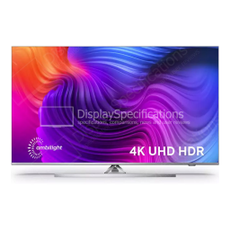 Philips 58PUS8506/12 Performance Series Téléviseur Android 4K UHD LED Manuel utilisateur | Fixfr