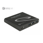 DeLOCK 41431 USB Charger 1 x USB Type-C&trade; PD 85 W + 3 x USB Type-A Qualcomm Quick Charge 3.0 Fiche technique