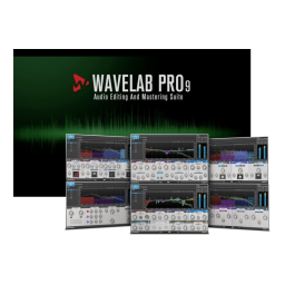 Steinberg Wavelab Pro 9 Mode d'emploi | Fixfr