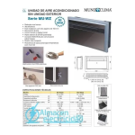 mundoclima Series MU-WZ Split without Outdoor Unit Guide d'installation