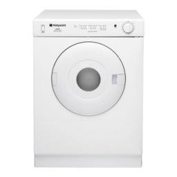 Hotpoint V3D01P Dryer Manuel utilisateur | Fixfr