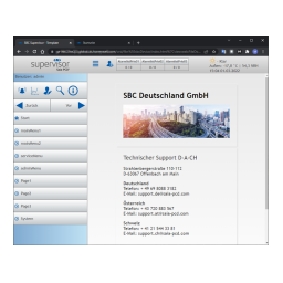 SBC Saia PCD® Supervisor - Advanced Menu Manuel du propriétaire | Fixfr