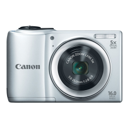 Canon POWERSHOT A810 Manuel utilisateur | Fixfr