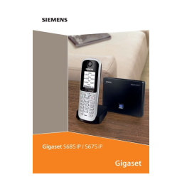 Siemens Gigaset S685 IP Manuel du propriétaire | Fixfr