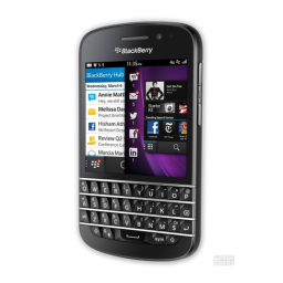 Blackberry Q10 v10.3.2 Mode d'emploi | Fixfr