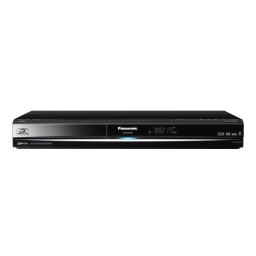 Panasonic DMR-BW500: Mode d'emploi + Chat IA | Fixfr