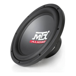 MTX RTS12-04 RoadThunder RTS12-04 12 inch 250W RMS Car Audio Subwoofer Manuel utilisateur