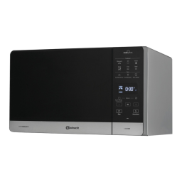 Bauknecht MW 96 SL Microwave Mode d'emploi | Fixfr