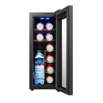 Frigidaire EFRW1225-B-CU 25 in. 12-Bottle or 26-Can Curved Door Beverage Cooler Mode d'emploi