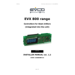 Evco EVX805P7 Controller Manuel utilisateur