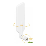 DeLOCK 12431 LTE Antenna Dual Band WLAN ac/a/b/g/n RP-SMA plug 1 - 4 dBi omnidirectional rotatable Fiche technique