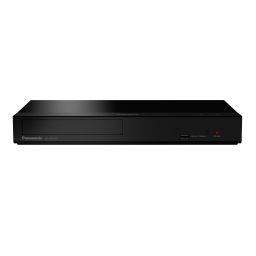 Panasonic DP-UB150EF-K Lecteur Blu-Ray 4K Manuel utilisateur | Fixfr