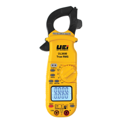 UEi DL389B DUAL DISPLAY HAVC CLAMP METER Manuel du propriétaire | Fixfr