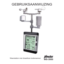 Alecto WS-3950 Professioneel weerstation Manuel utilisateur | Fixfr