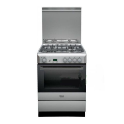 HOTPOINT/ARISTON H6TG5F C (X) UA Cooker Manuel utilisateur | Fixfr